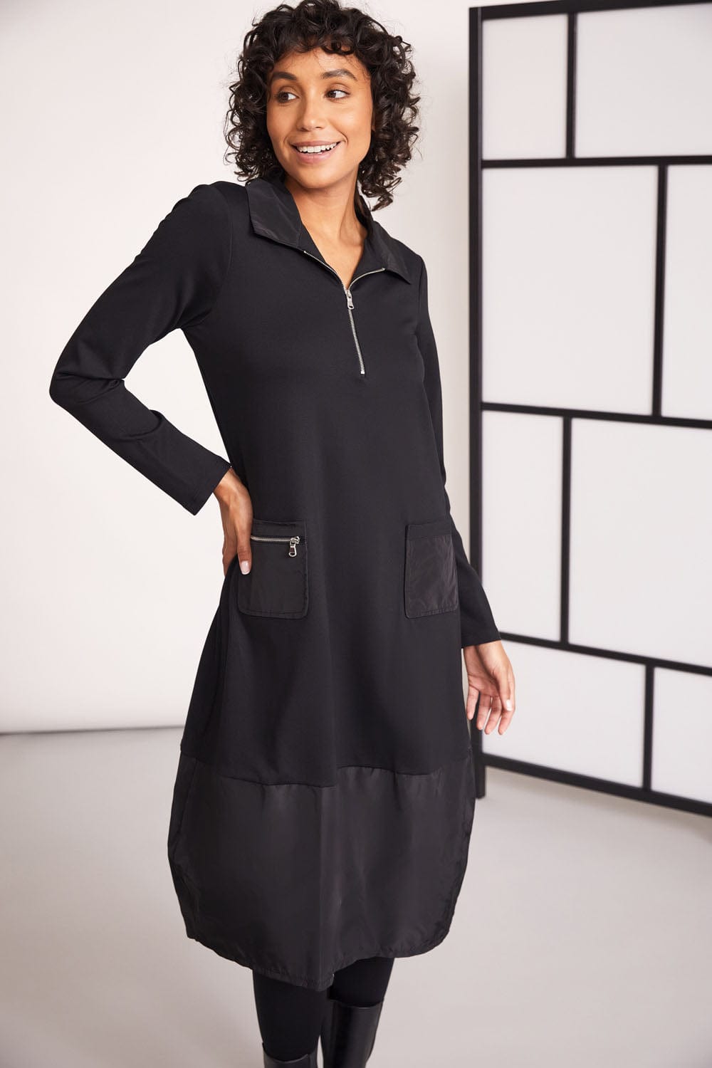 PERUZZI Zip Pocket Dress