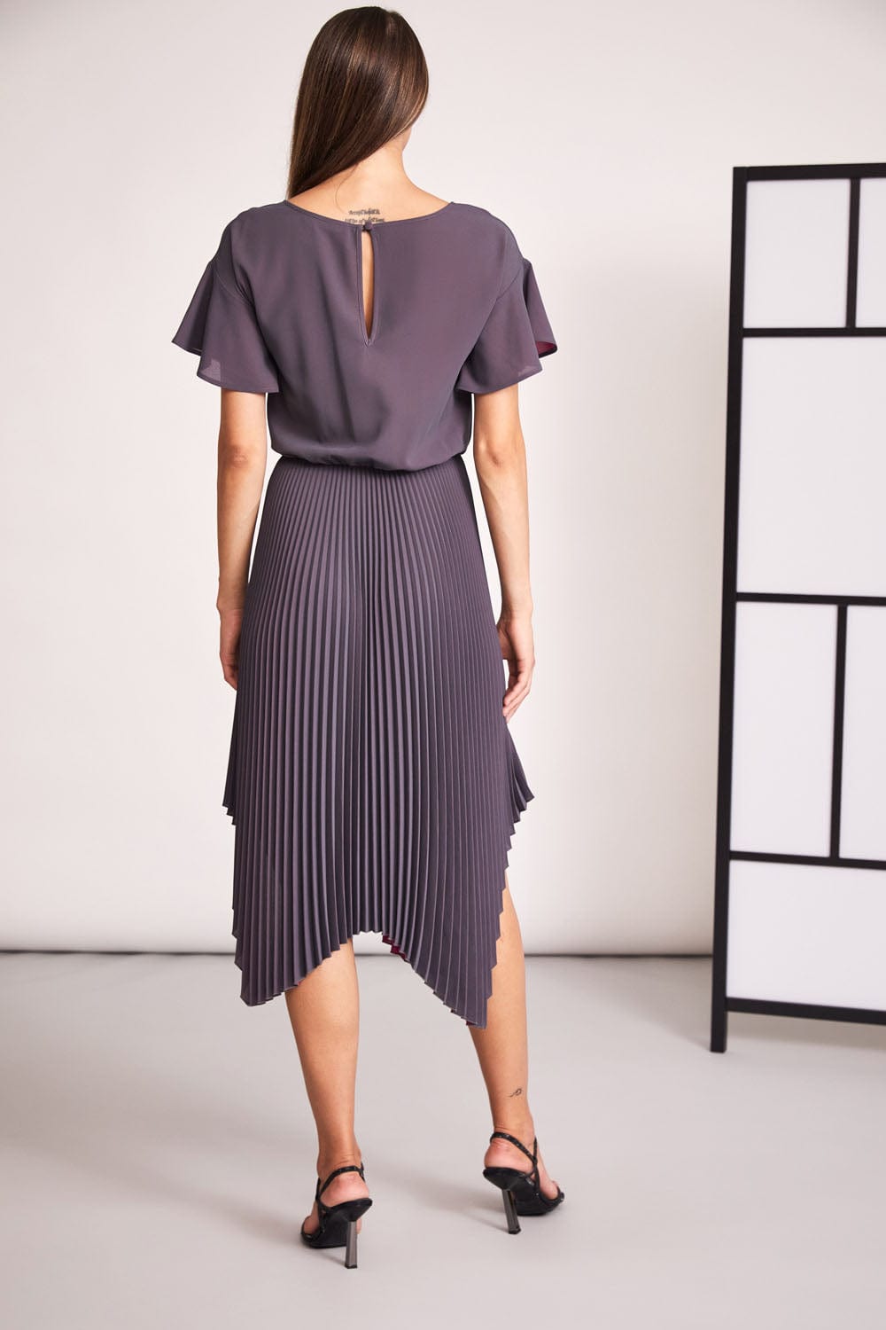 PERUZZI Pleat Dress