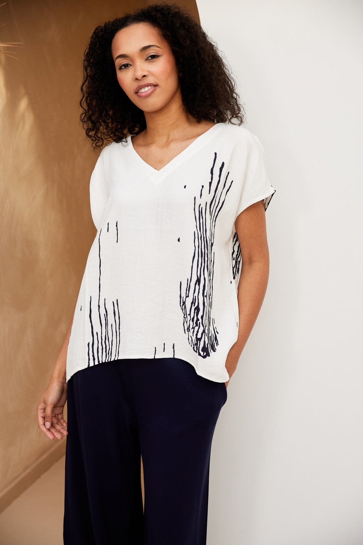 NAYA Pintuck Jersey Trouser