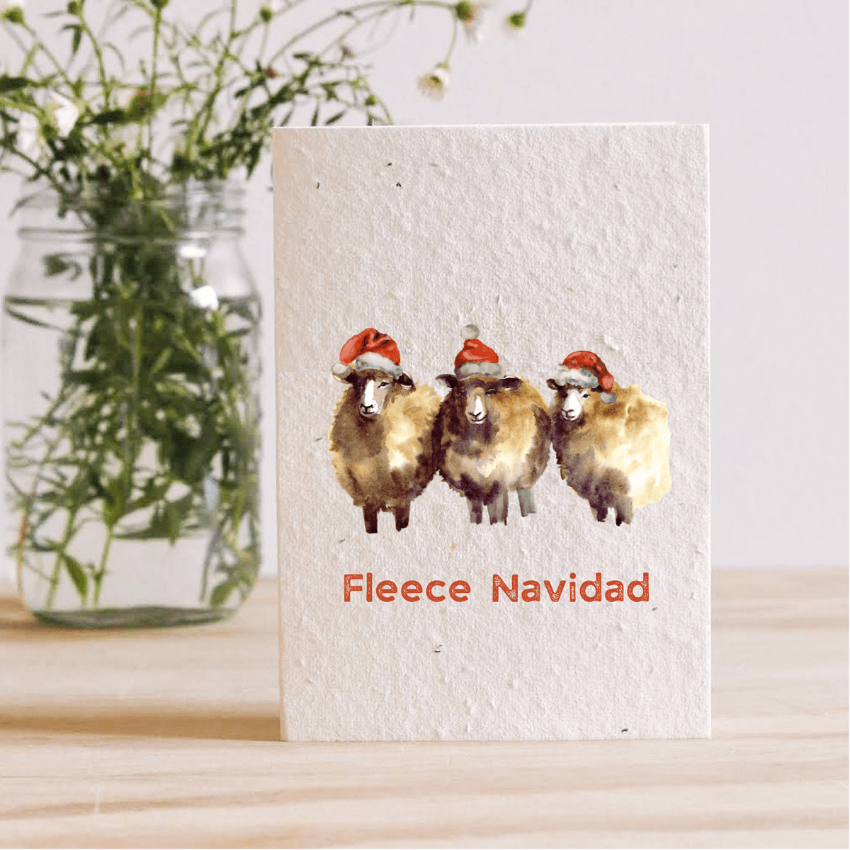 Fleece Navidad Plantable Seed Card