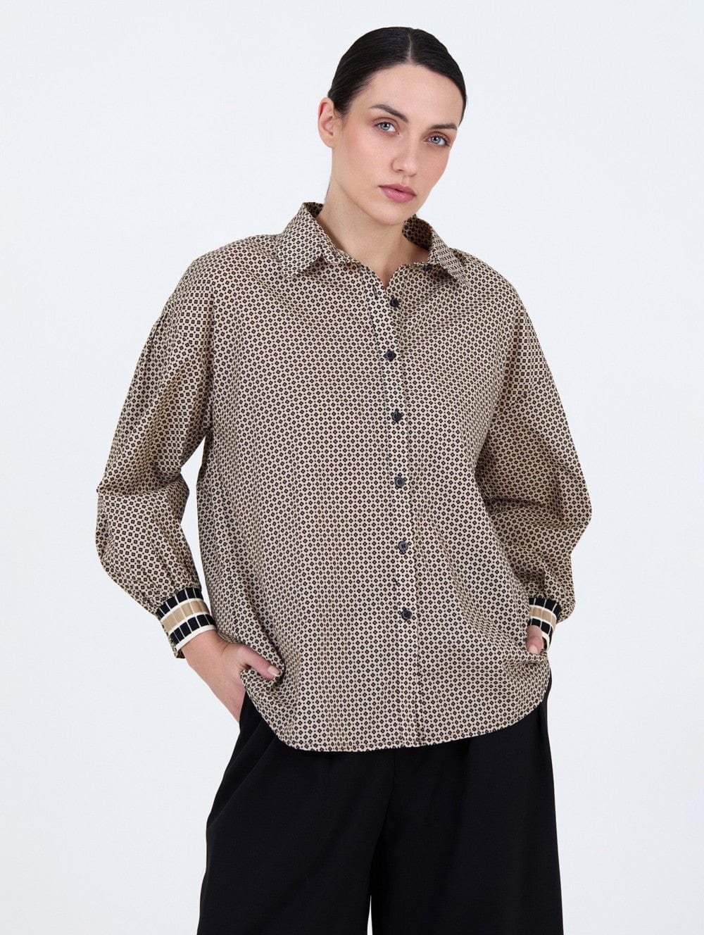 Skatie Geo Print Shirt