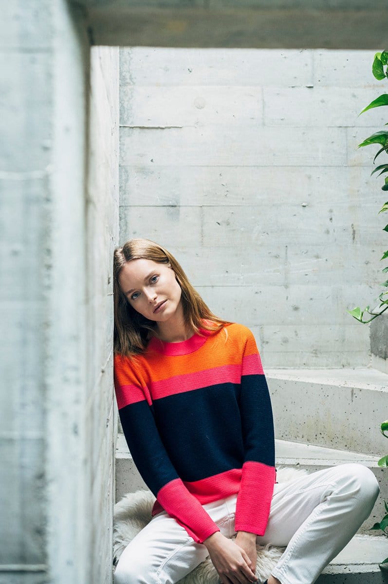 Hongo Colour Block Knit