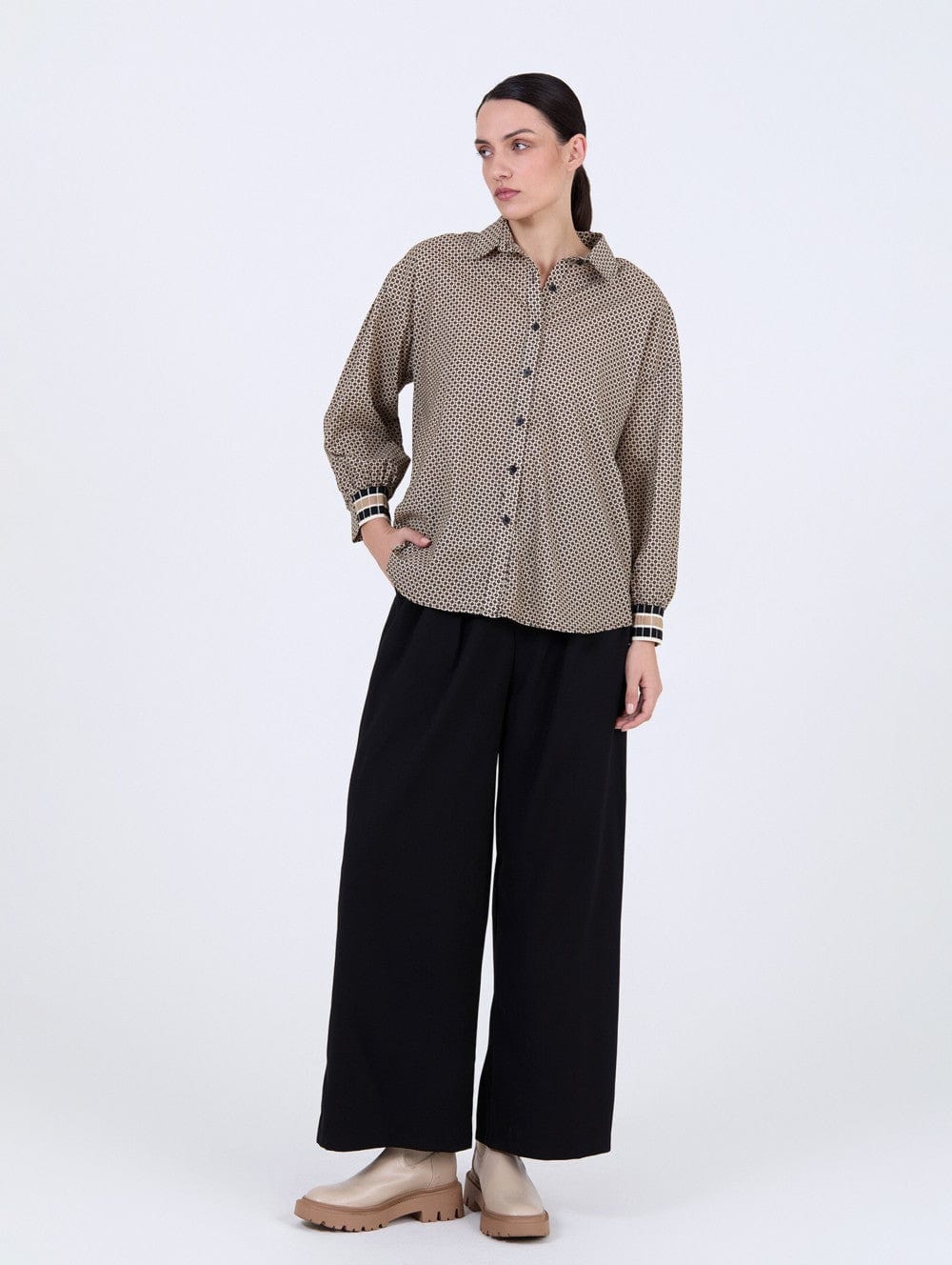 Skatie Geo Print Shirt