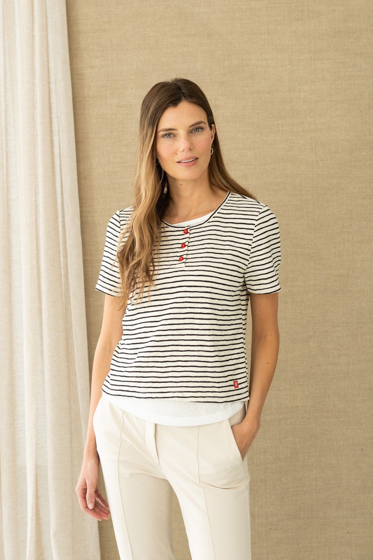 HONGO Stripe Layer Top