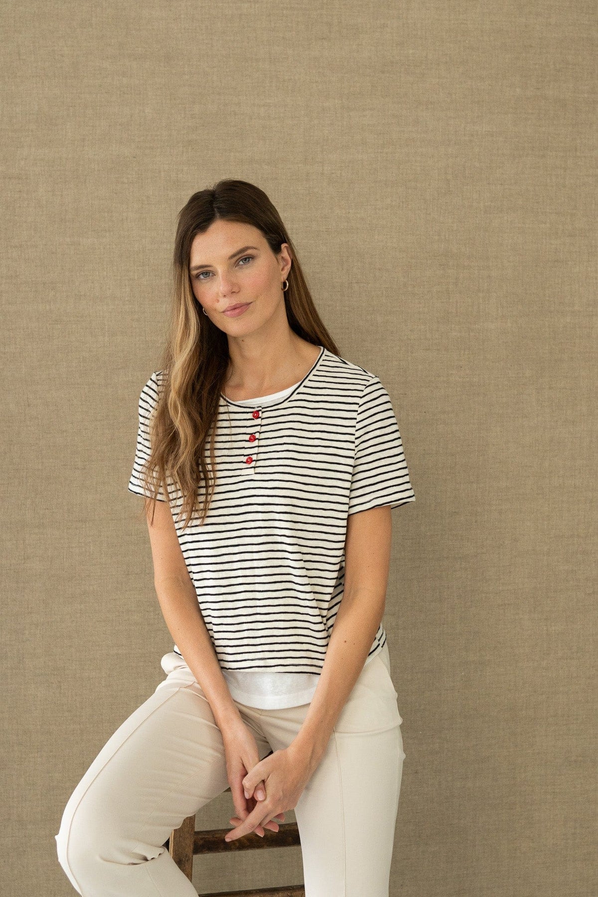 HONGO Stripe Layer Top