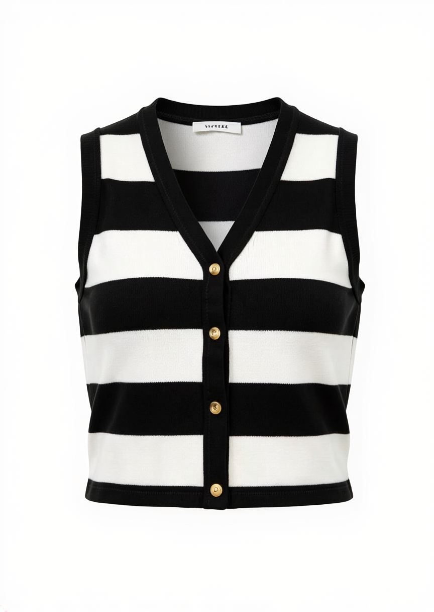 Julie Guerlande Stripe Vest