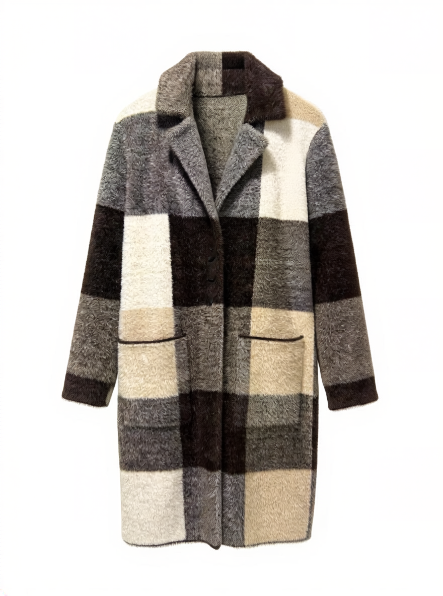 Kartner Check Coatigan