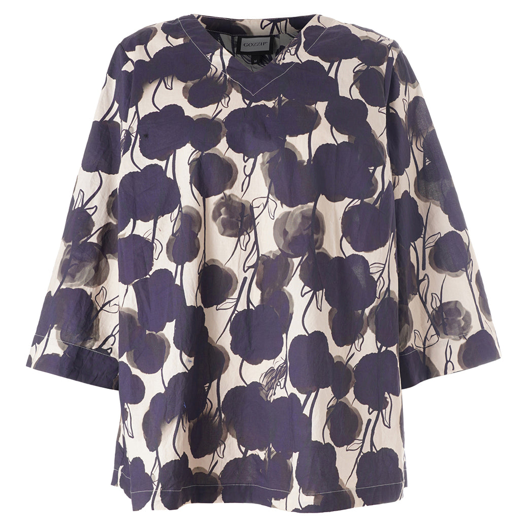 GOZZIP Print Long sleeve Top