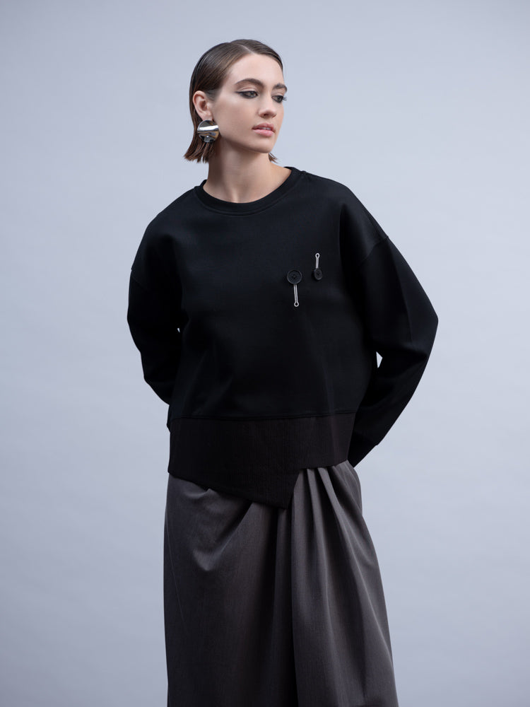 HAKKO Button Sweater