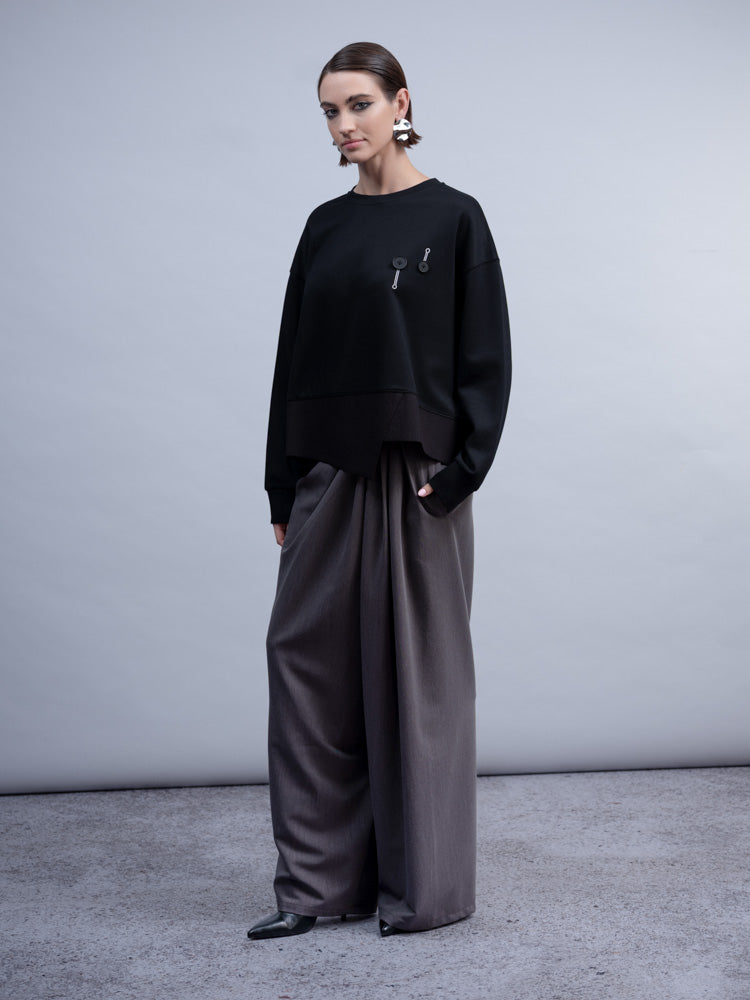 HAKKO Button Sweater