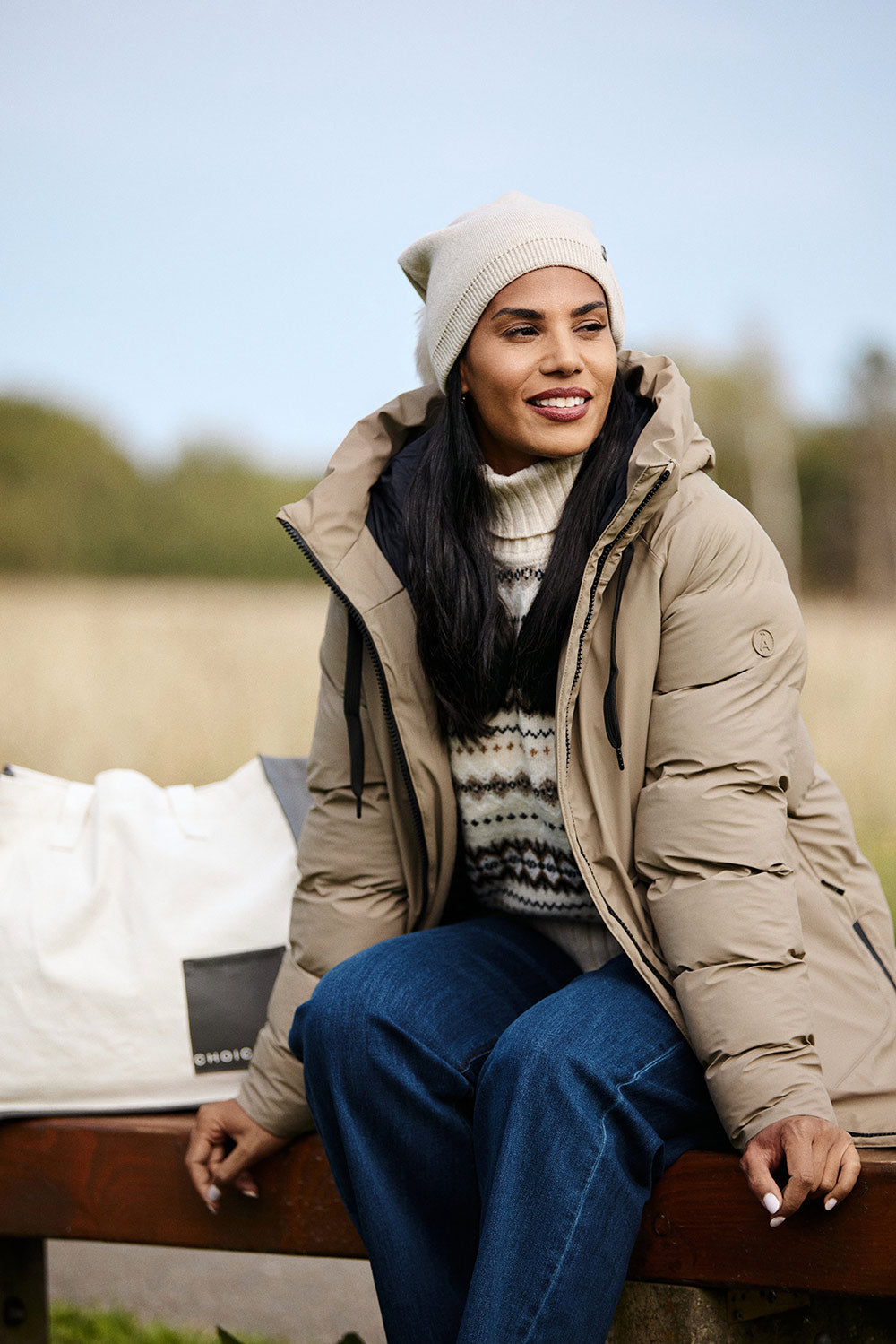 PERUZZI Slouch Bobble Hat