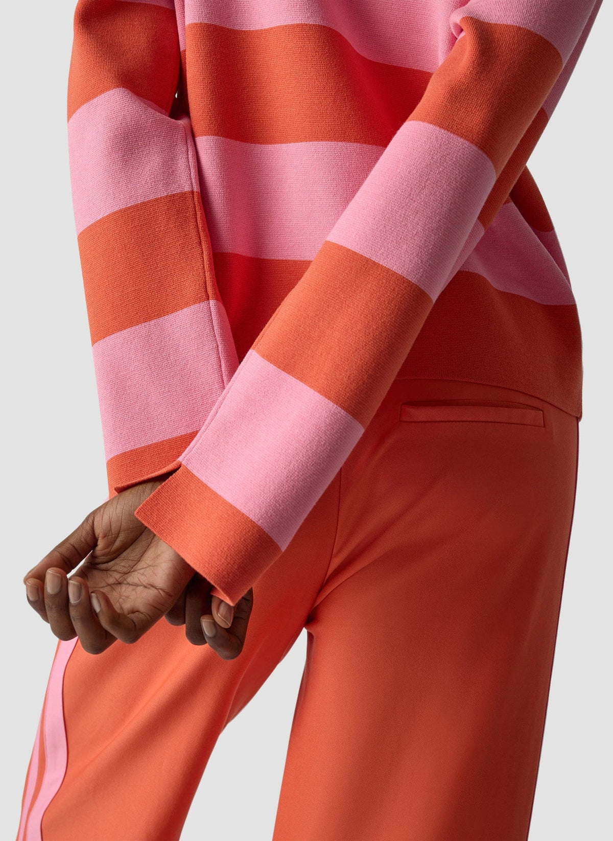 LE COMTE Rugby Stripe Knit