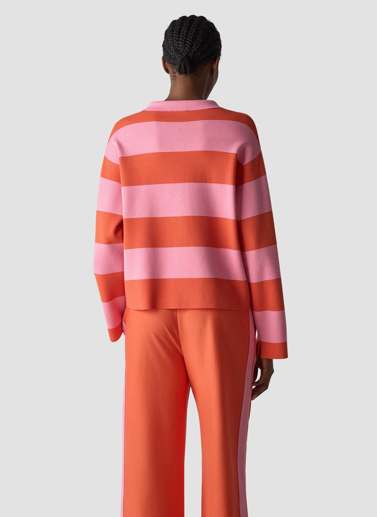 LE COMTE Rugby Stripe Knit