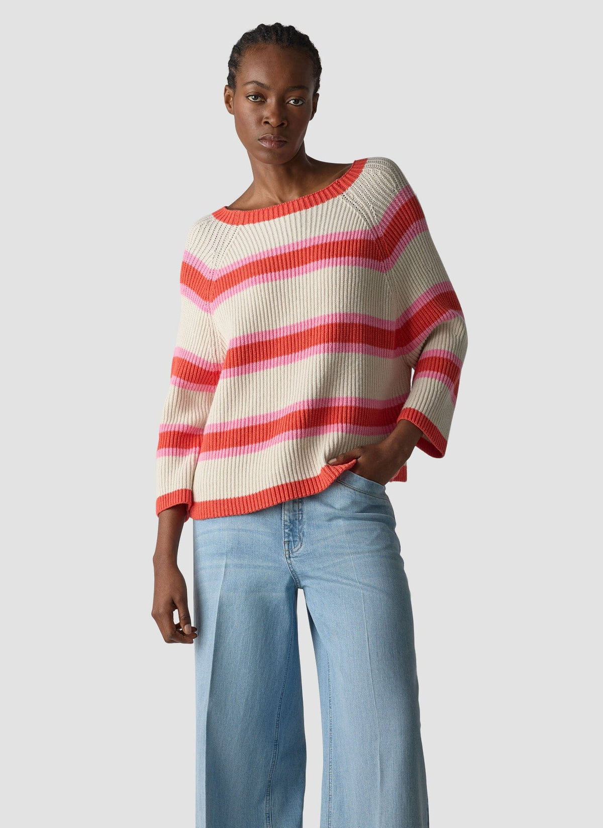 LE COMTE Stripe Sweater
