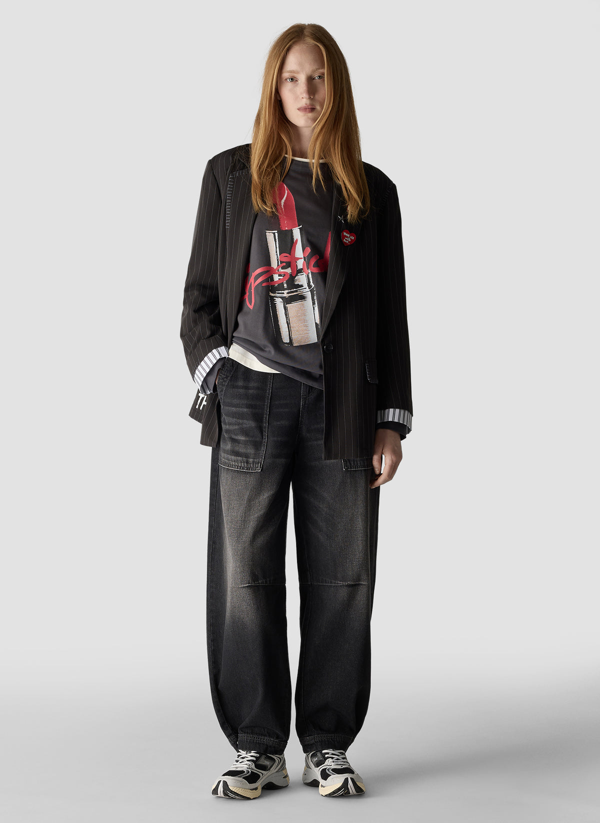 LE COMTE Stripe Blazer