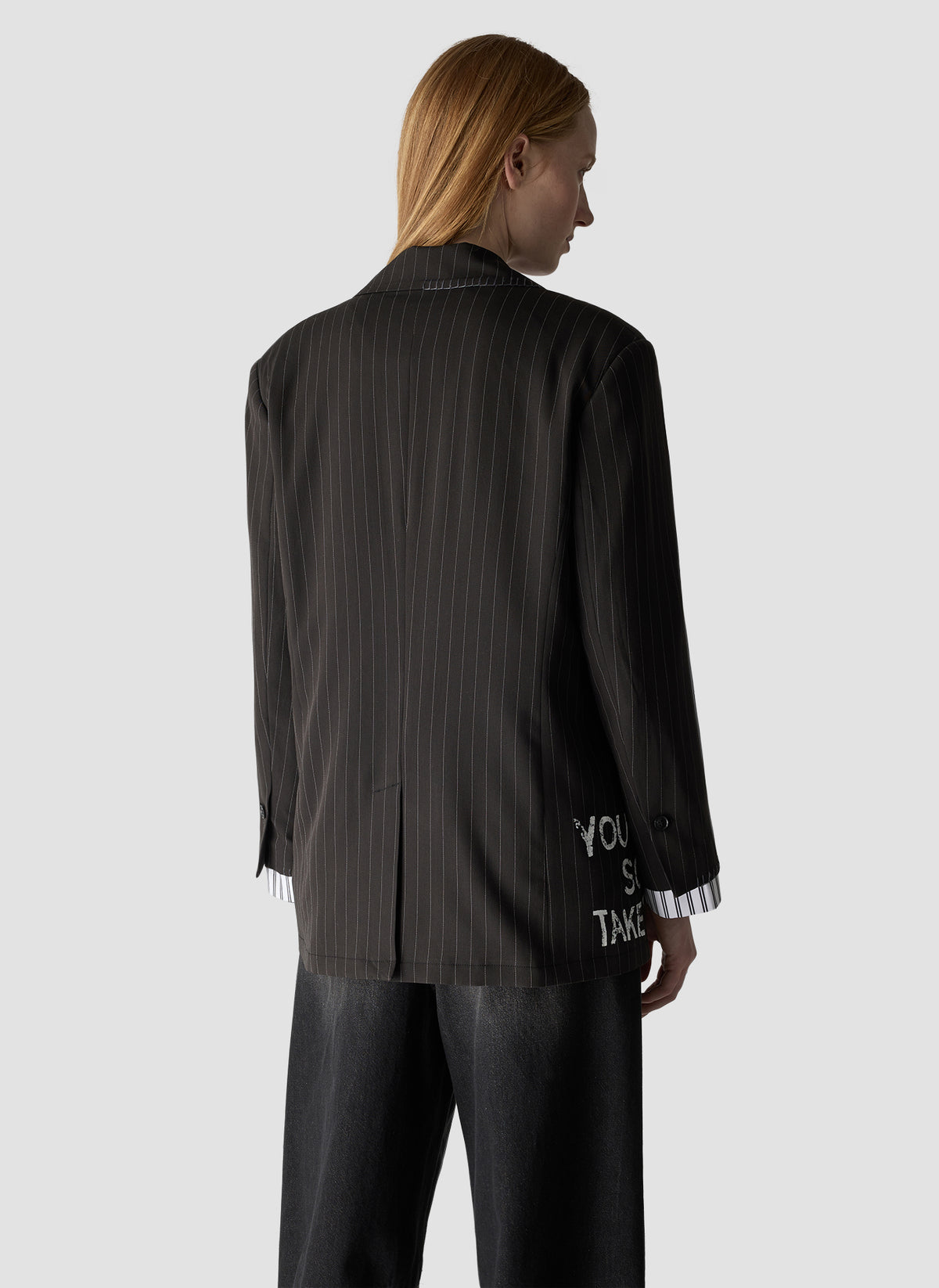 LE COMTE Stripe Blazer
