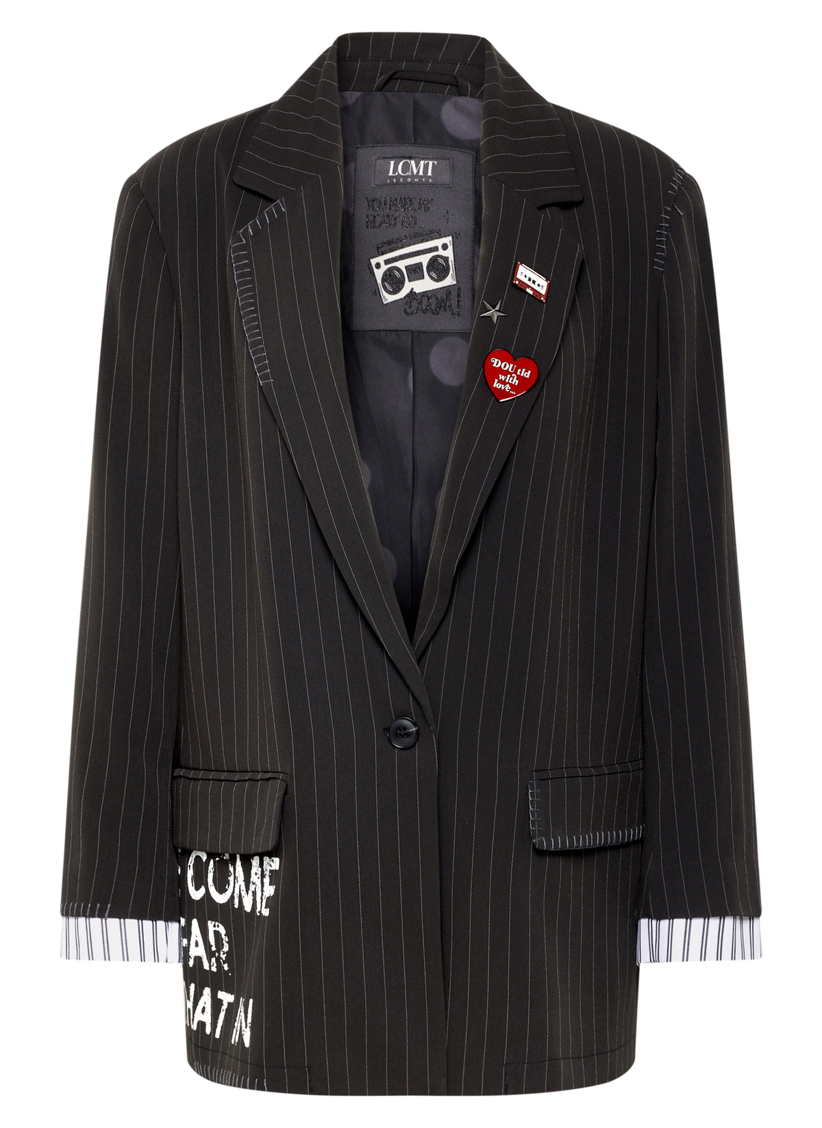 LE COMTE Stripe Blazer