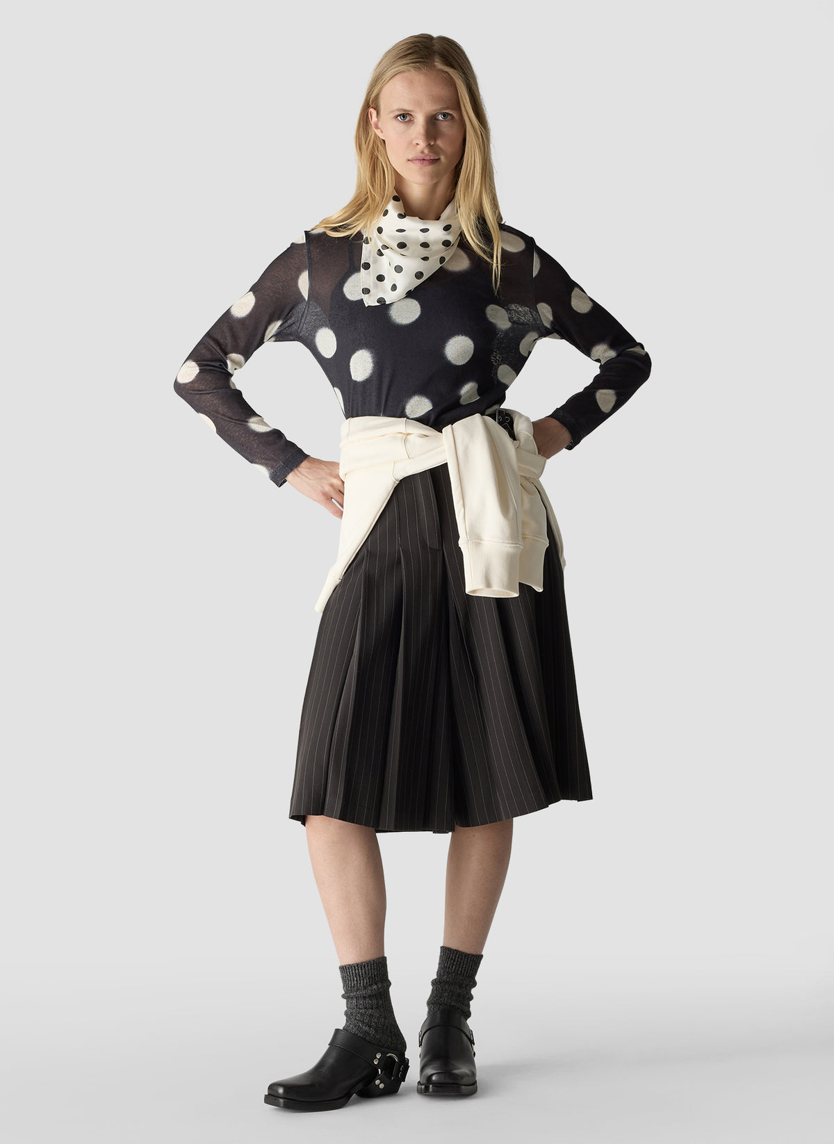 LE COMTE Print Top