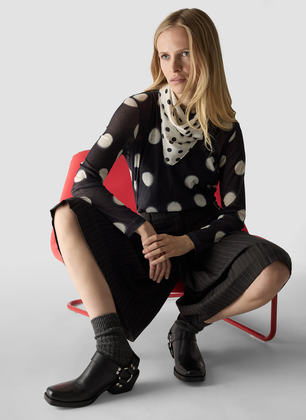 LE COMTE Print Top