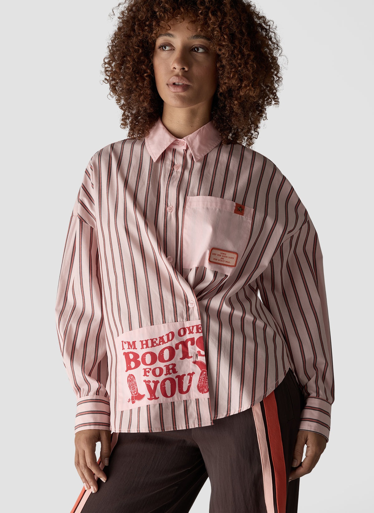 LE COMTE Stripe Shirt