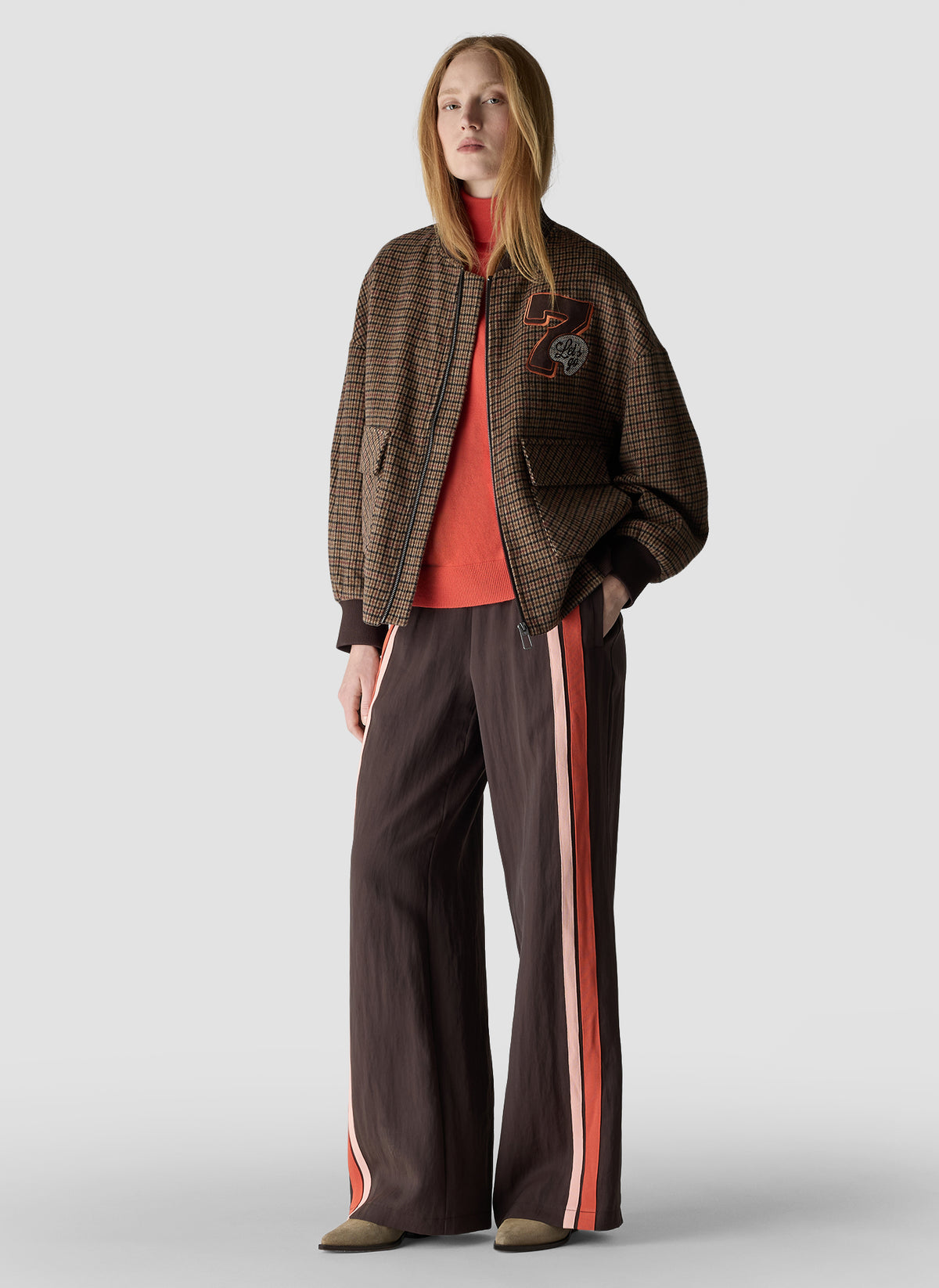 LE COMTE Stripe Trouser