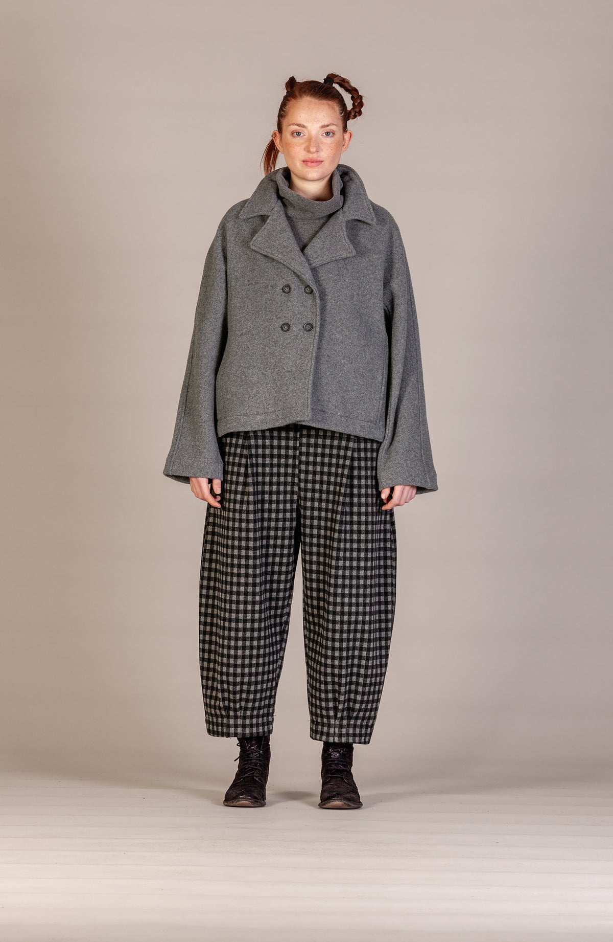 MAMA B Check Trouser