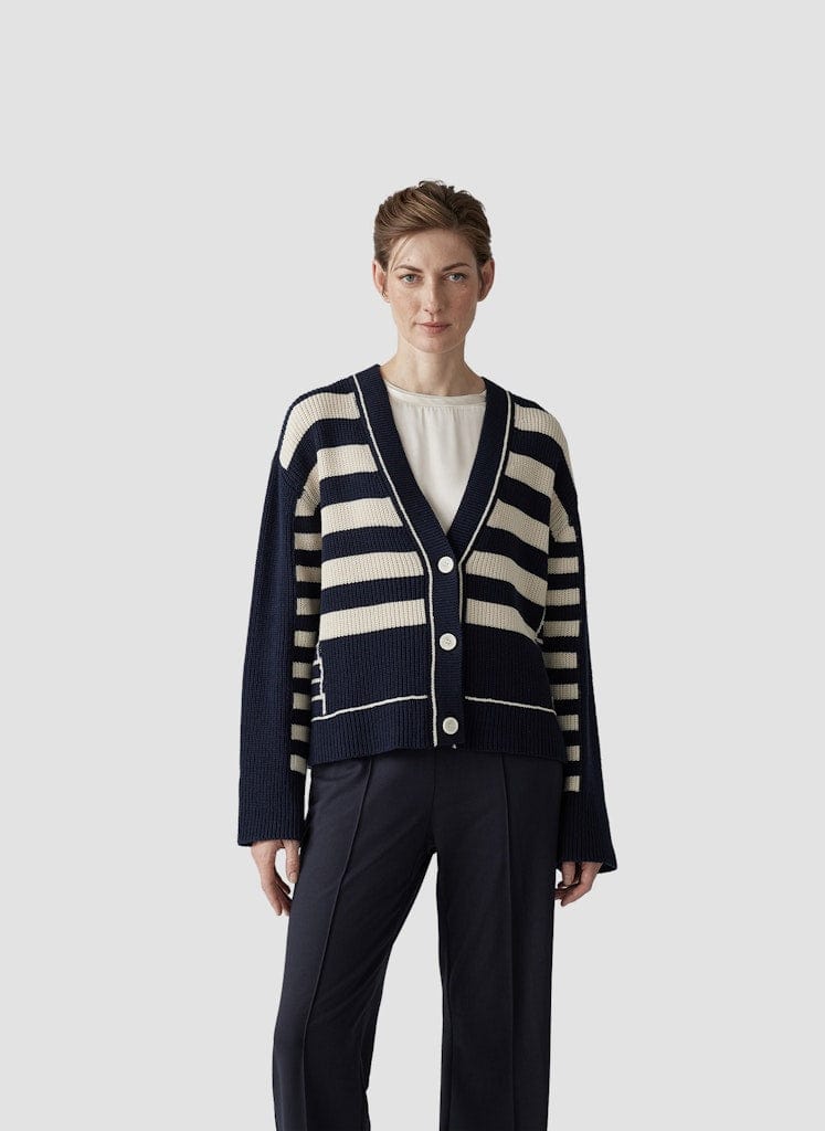 Le Comte Contrast Stripe Knit