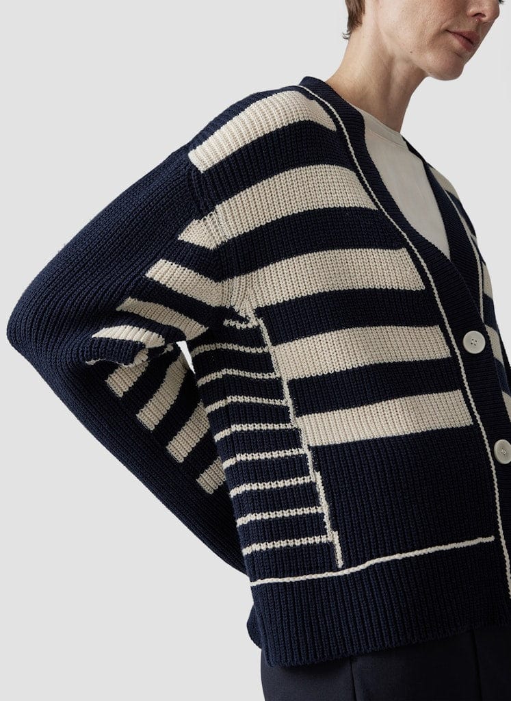 Le Comte Contrast Stripe Knit