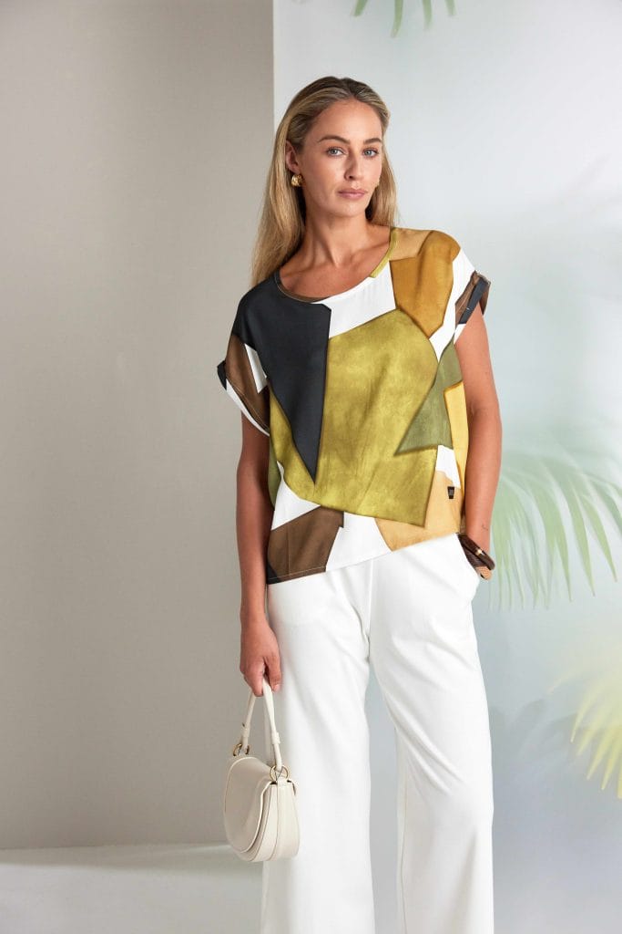 NAYA Windowpane Top