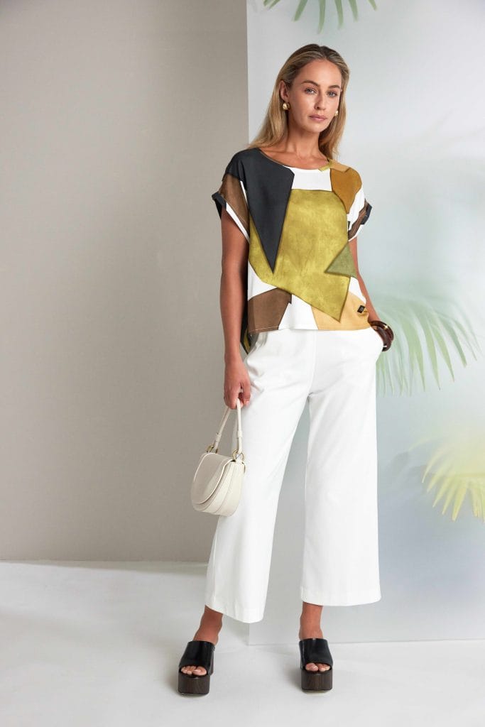 NAYA Windowpane Top