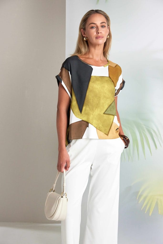 NAYA Windowpane Top