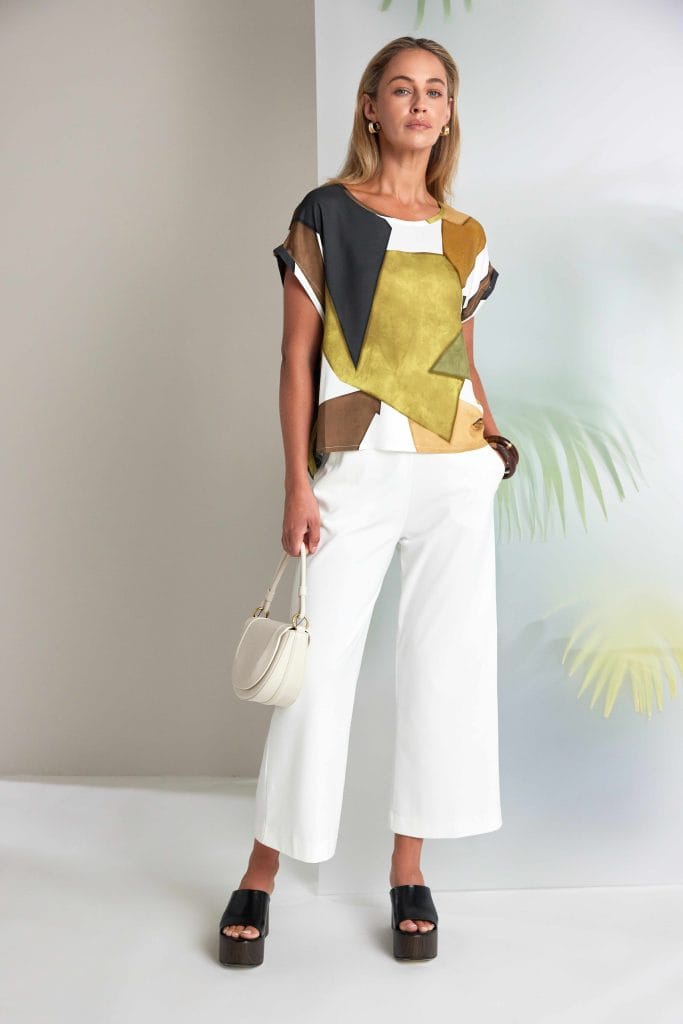 NAYA Windowpane Top