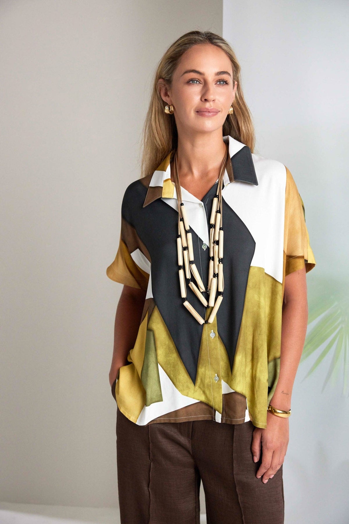 NAYA Windowpane Shirt