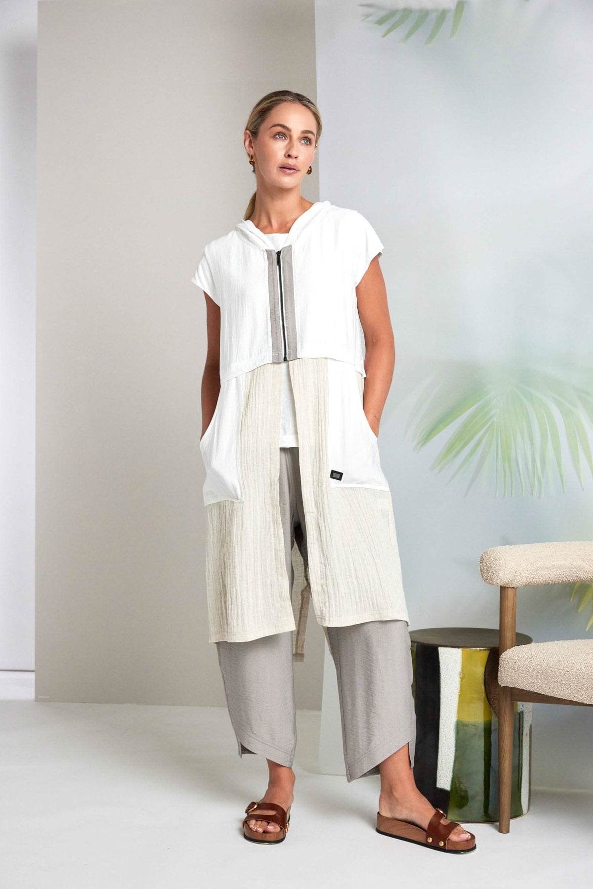 NAYA Contrast Waistcoat