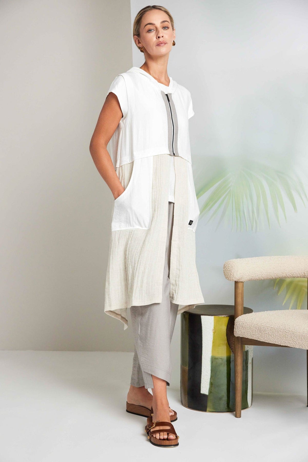 NAYA Contrast Waistcoat