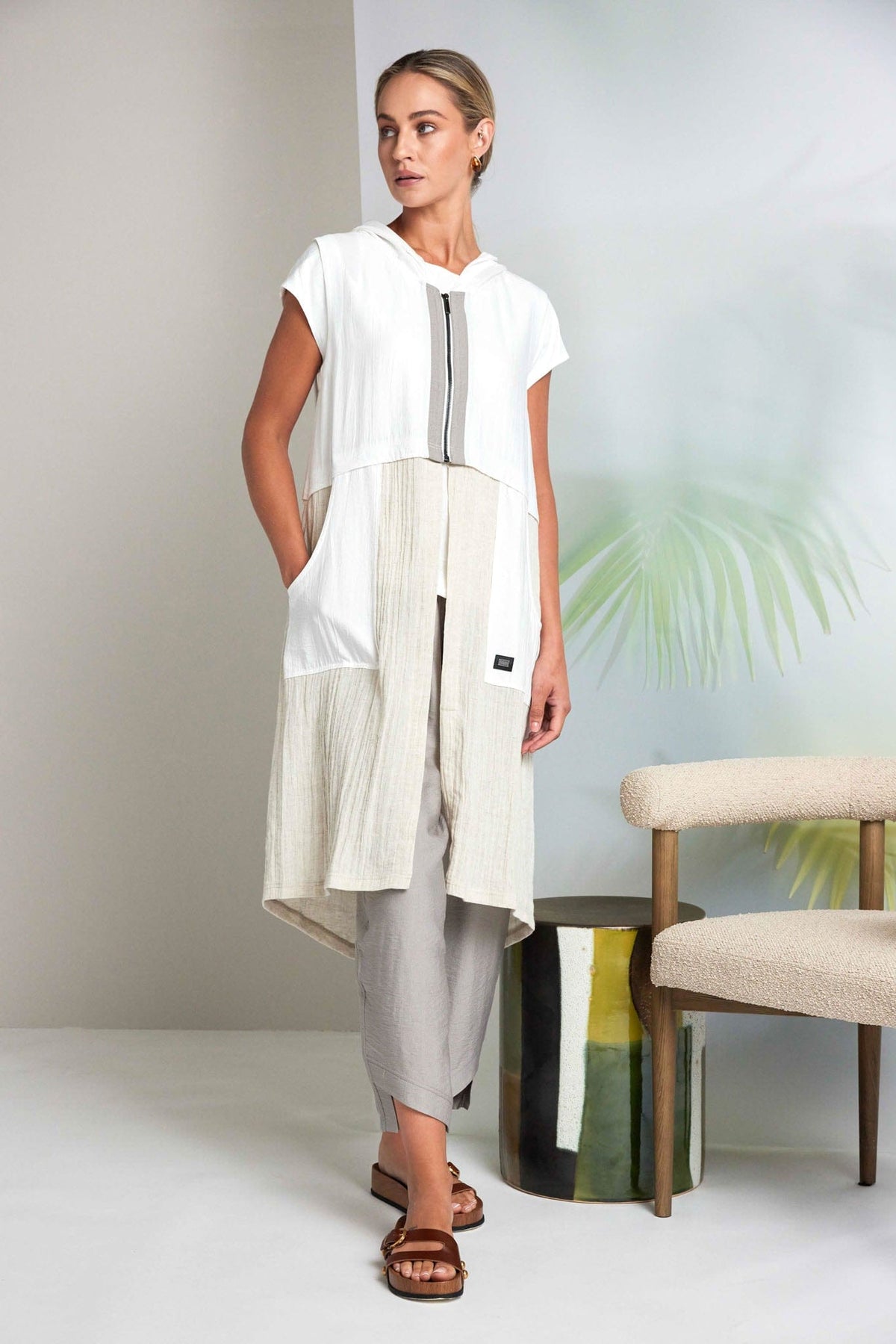 NAYA Contrast Waistcoat