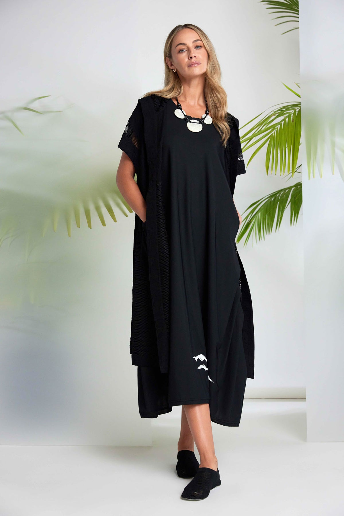 NAYA Mesh Long Jacket