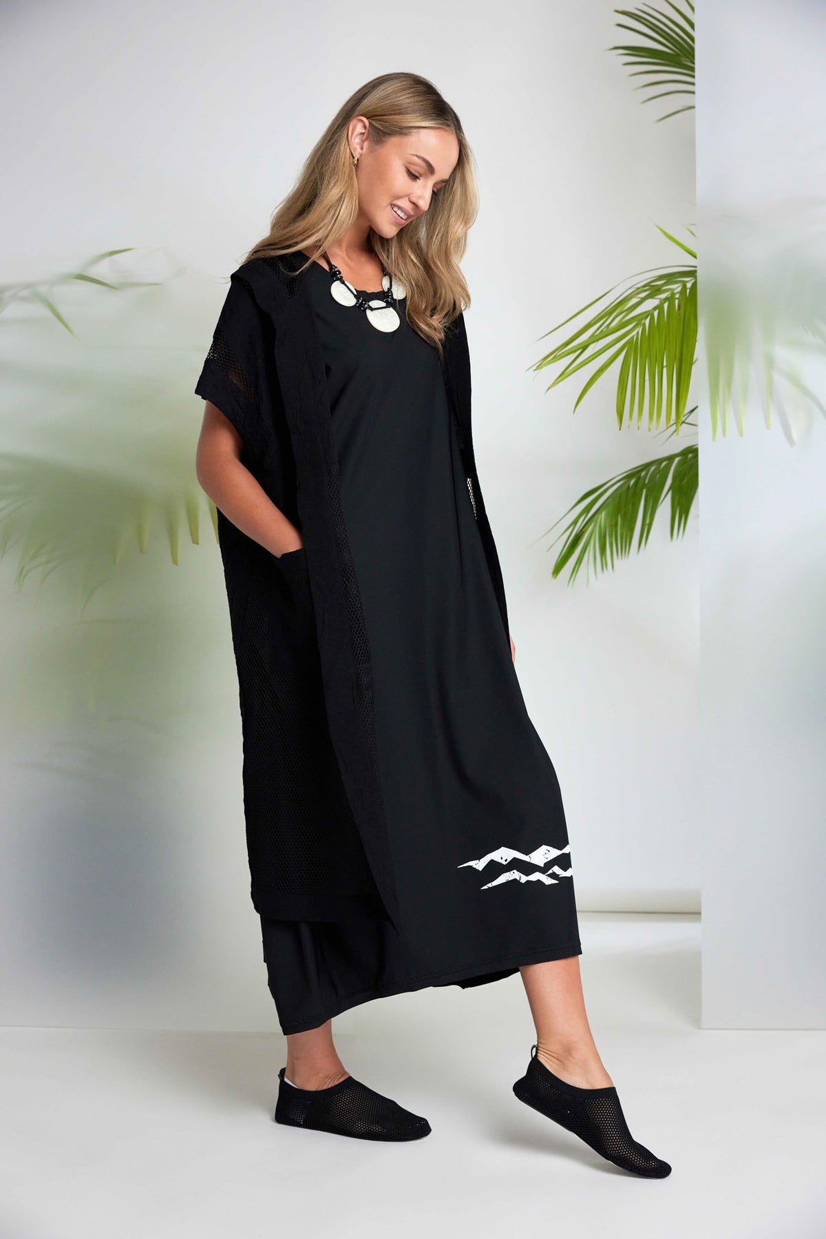 NAYA Mesh Long Jacket