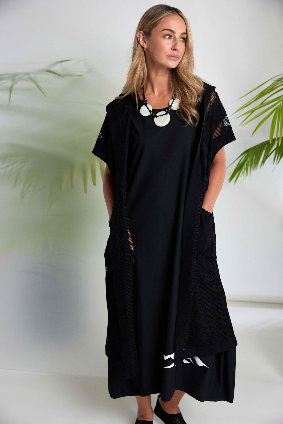 NAYA Mesh Long Jacket