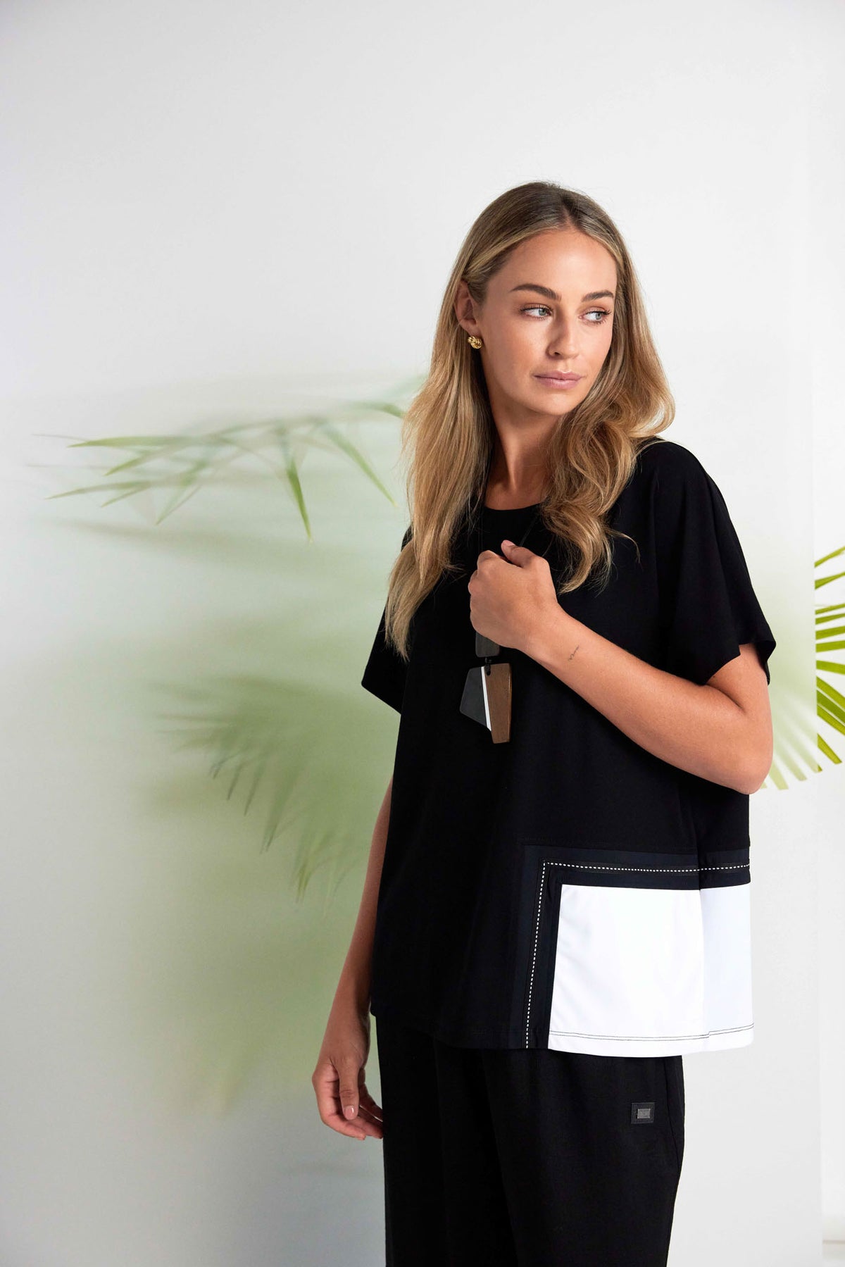 NAYA Stitch Detail T-Shirt