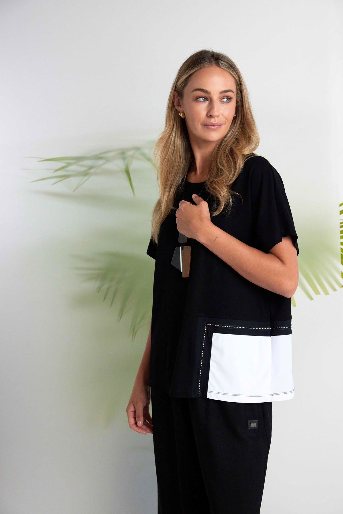 NAYA Stitch Detail T-Shirt