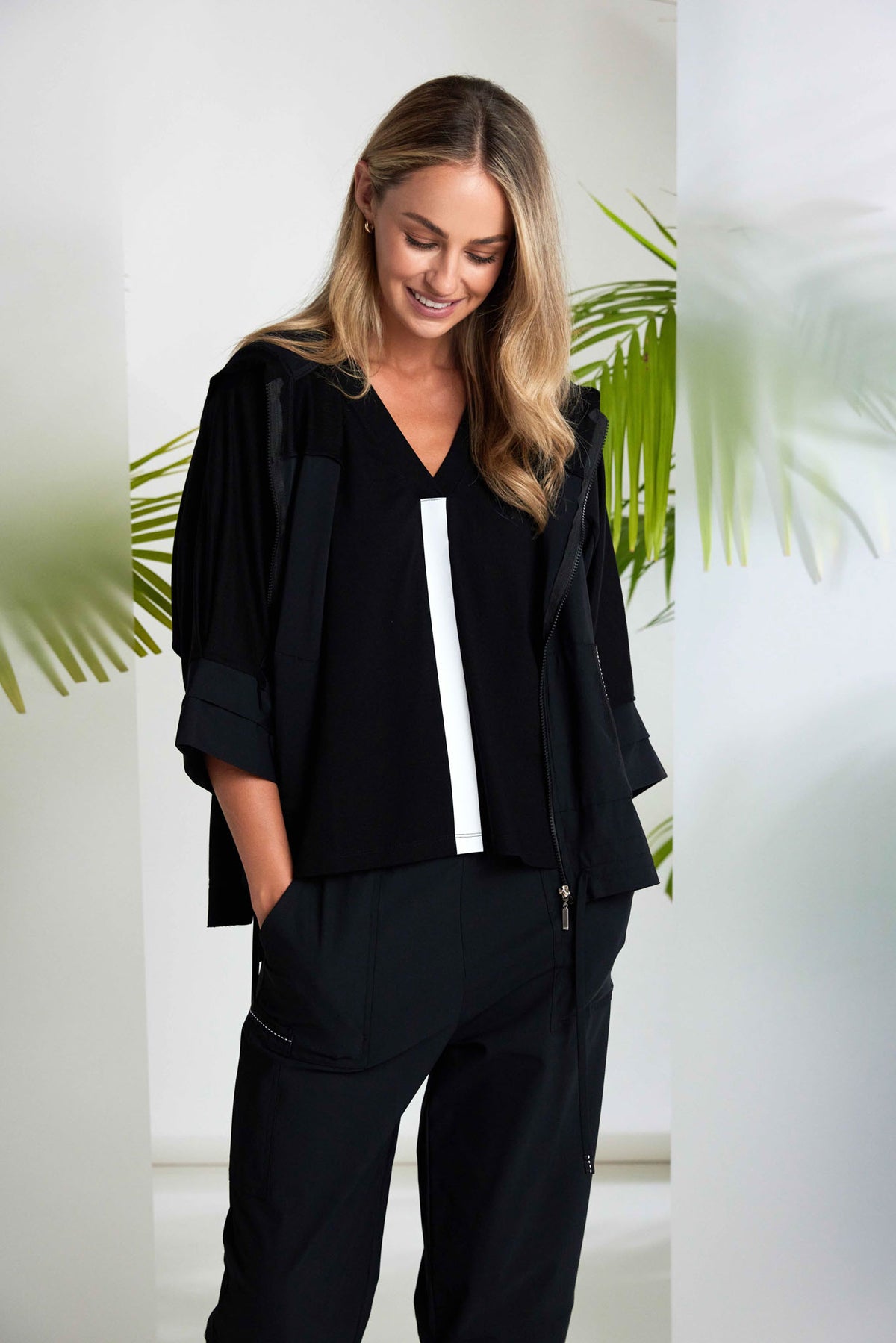 NAYA Stitch Jacket Top