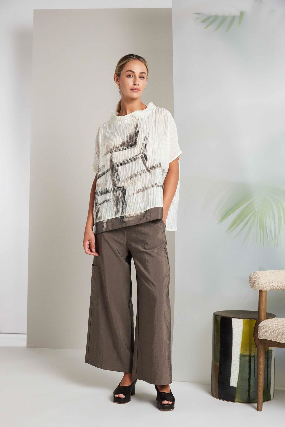 NAYA Crinkle Trouser