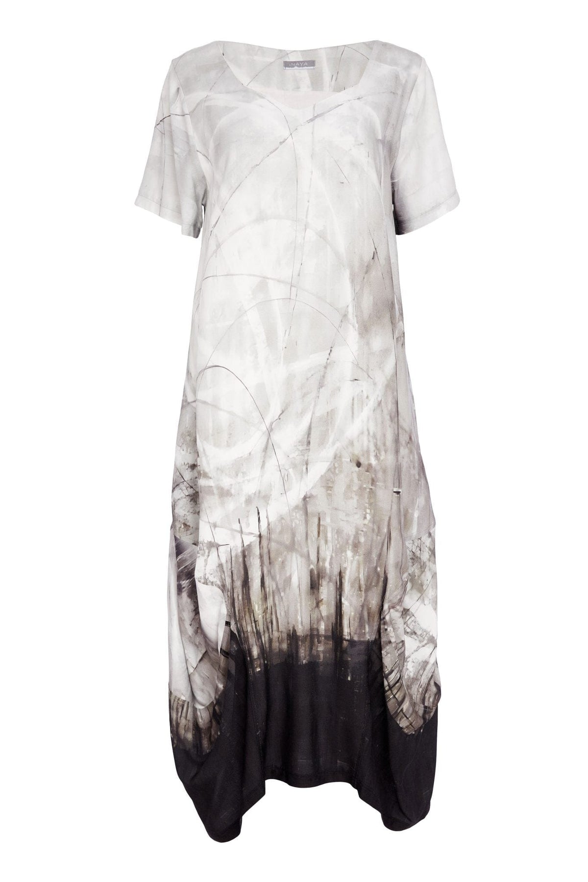 NAYA Stroke Print Dress