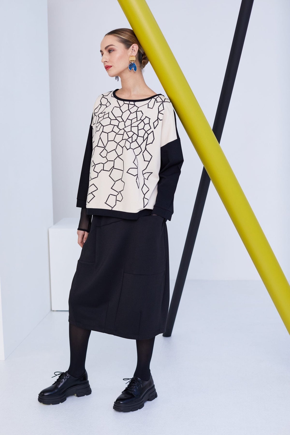 NAYA Block Skirt