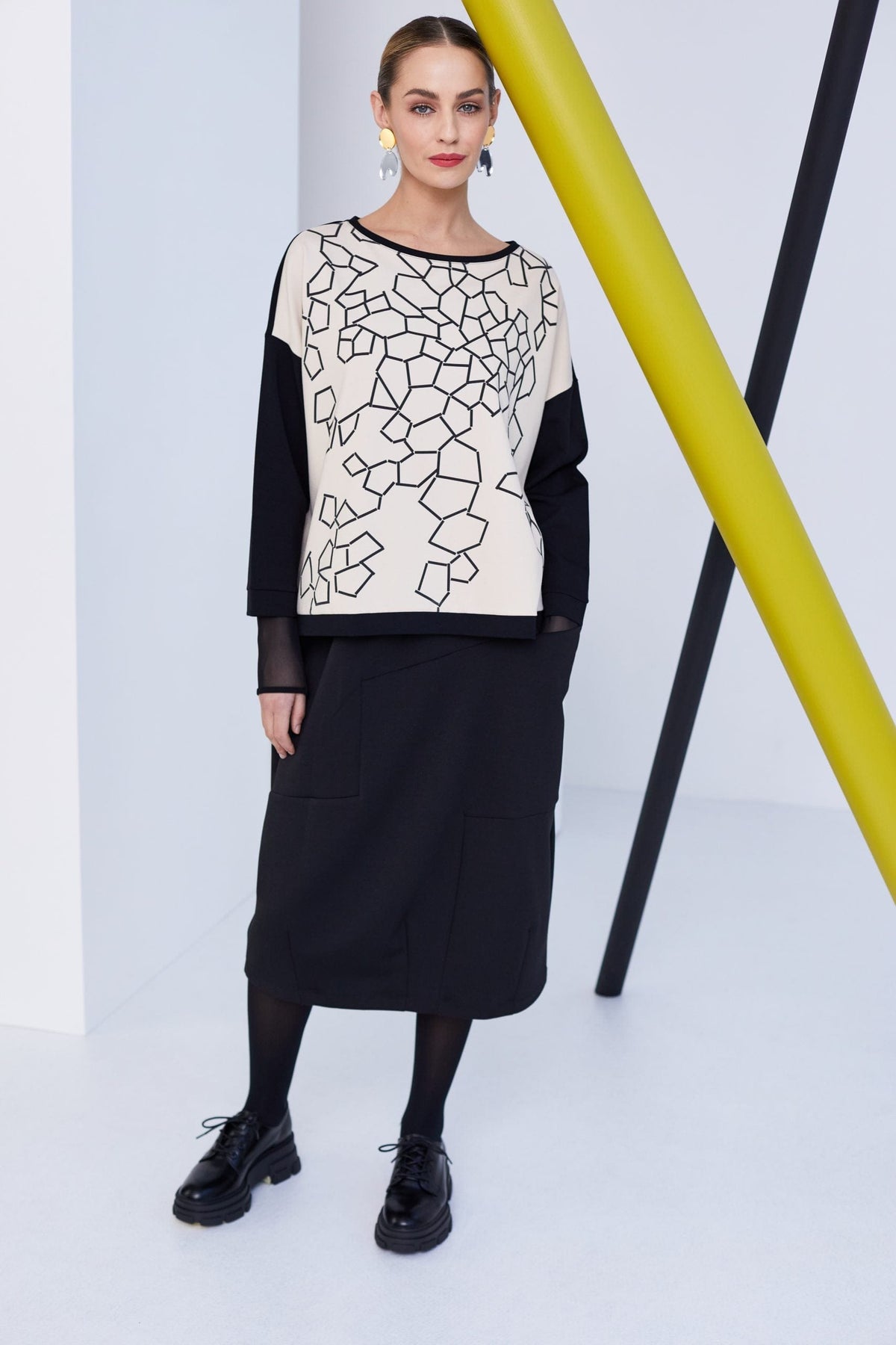 NAYA Block Skirt