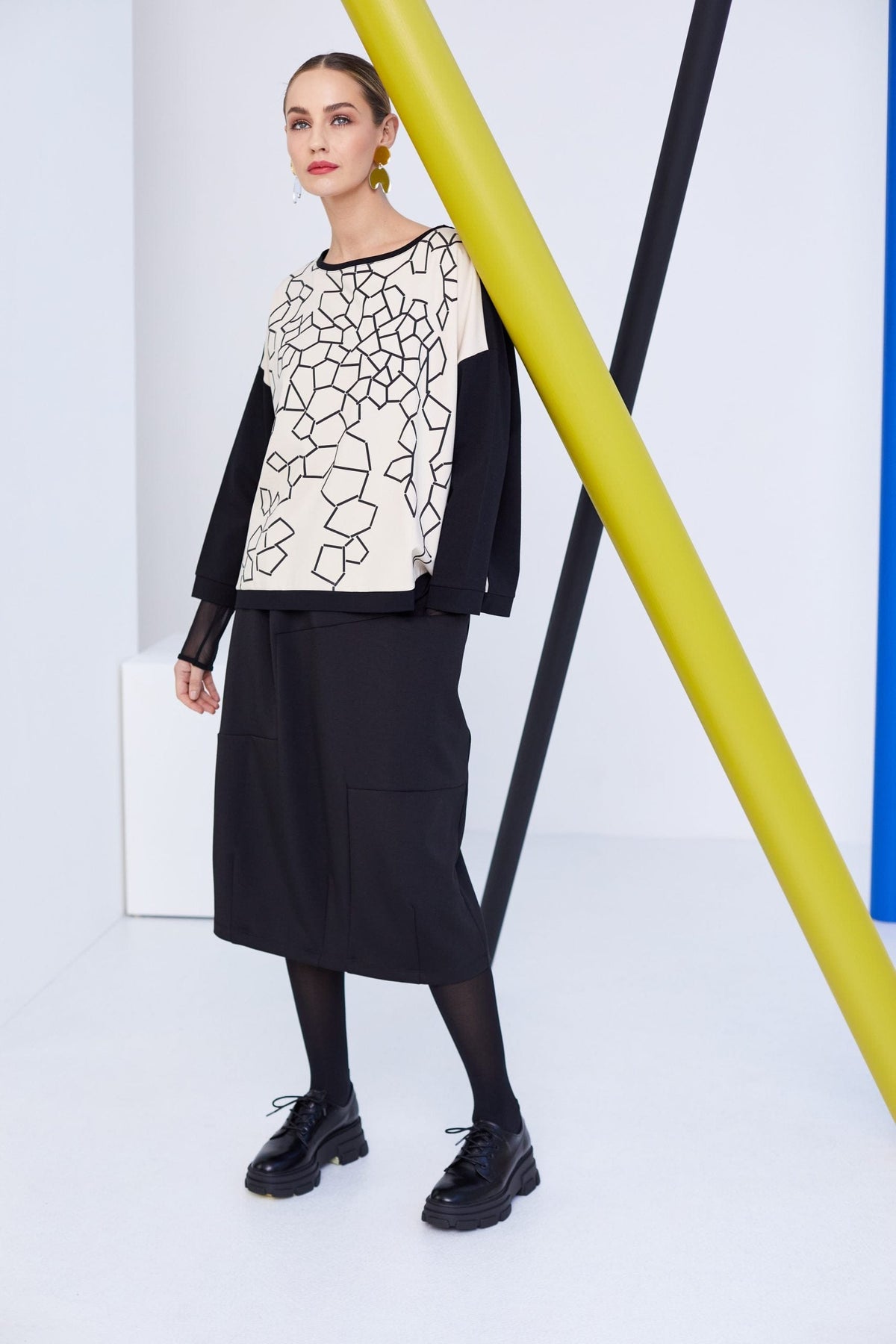 NAYA Block Skirt