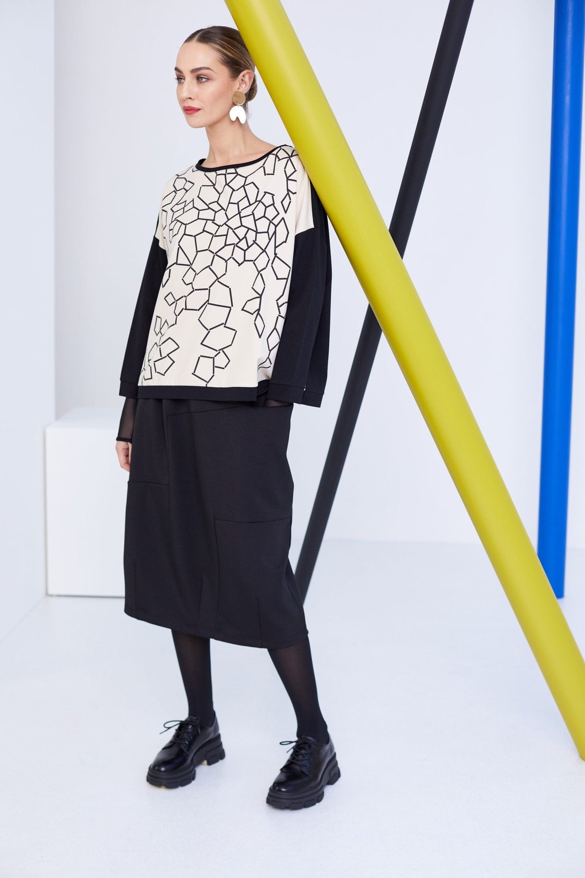NAYA Block Skirt