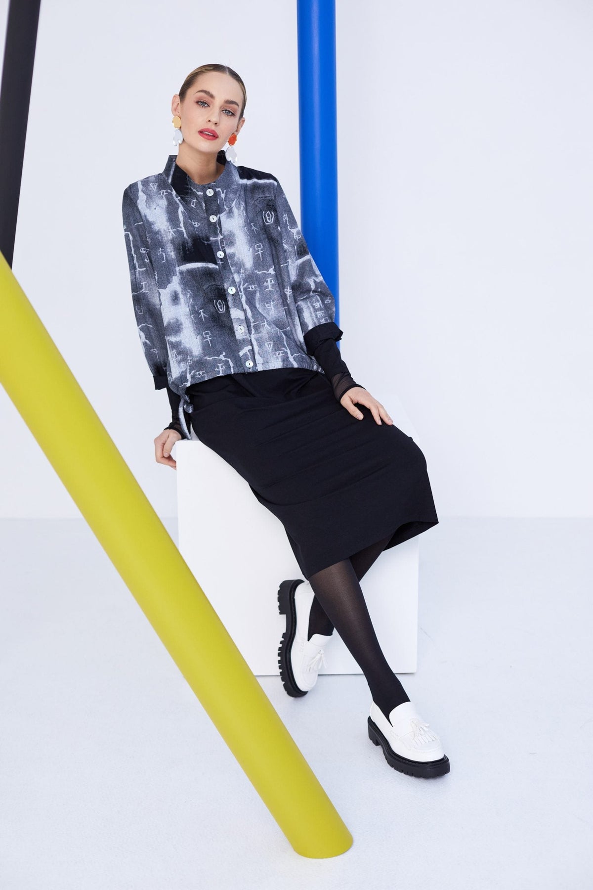 NAYA Block Skirt