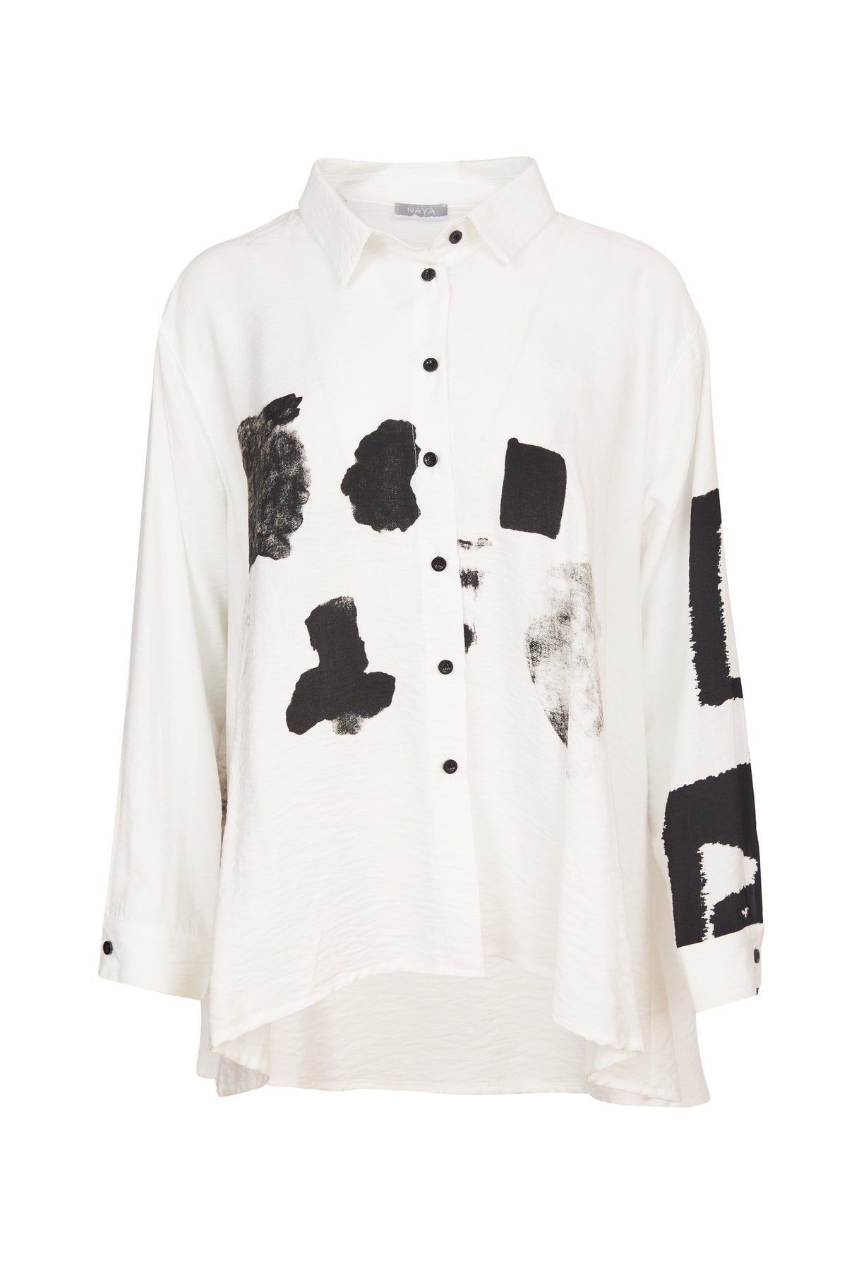 NAYA Textured Circle Print Shirt